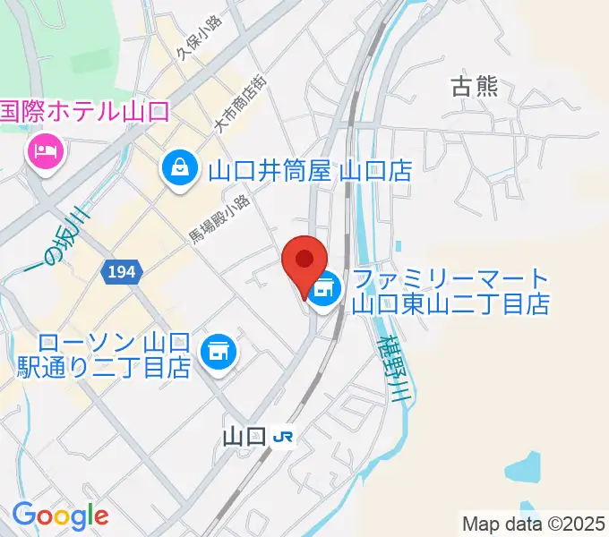 POPS-K 山口店の地図