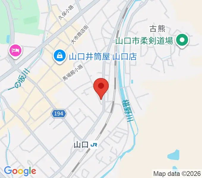 POPS-K 山口店の地図