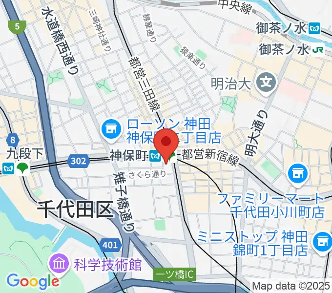 岩波ホールの地図