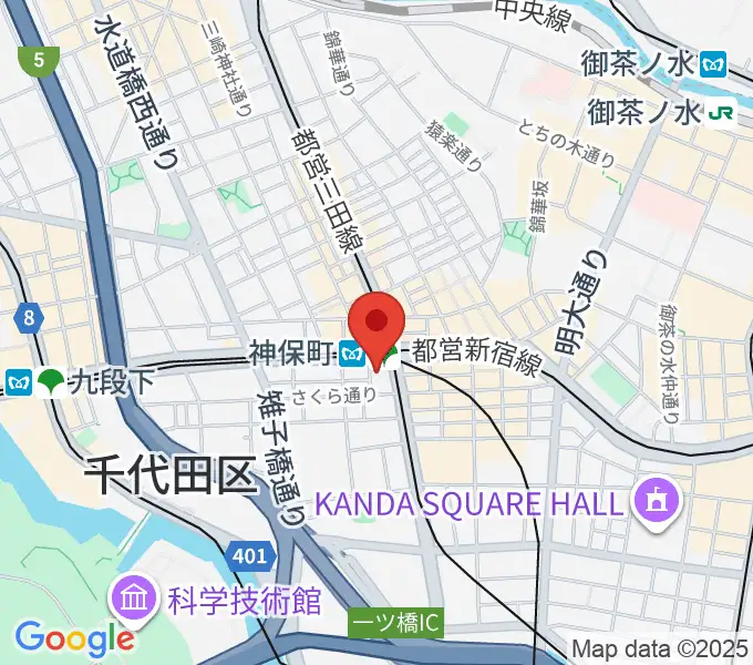 岩波ホールの地図