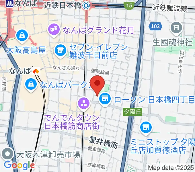 インディペンデントシアター1stの地図