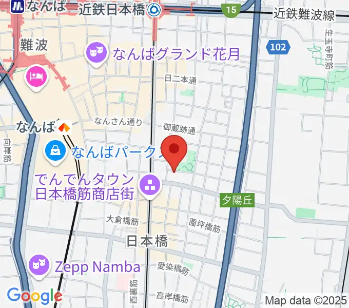 インディペンデントシアター1stの地図