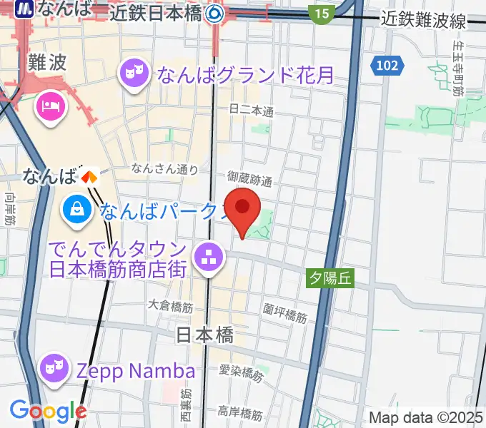 インディペンデントシアター1stの地図