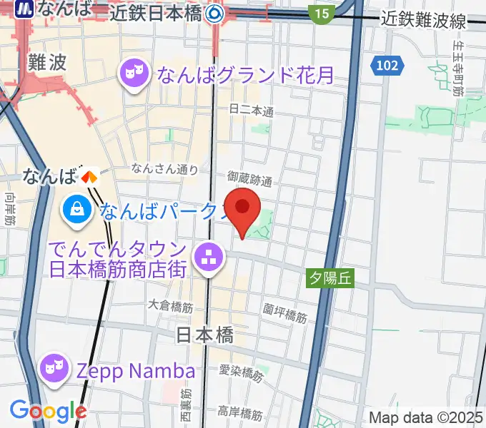 インディペンデントシアター1stの地図