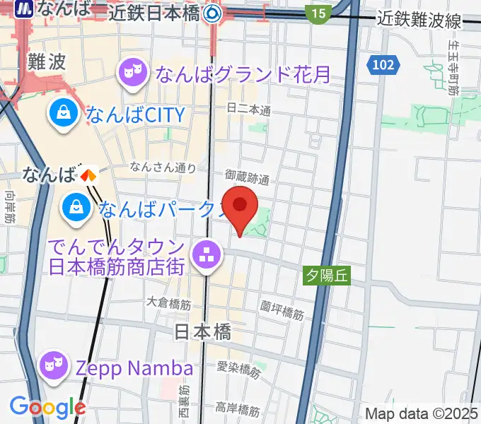 インディペンデントシアター1stの地図