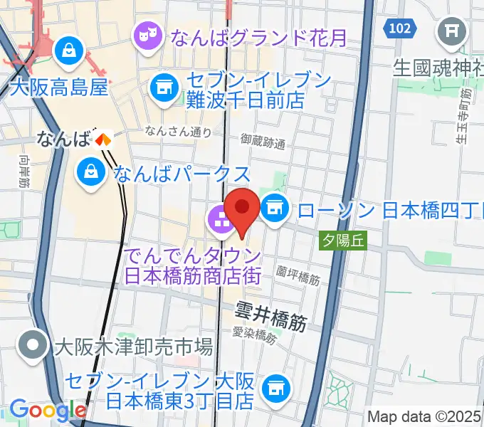インディペンデントシアター2ndの地図