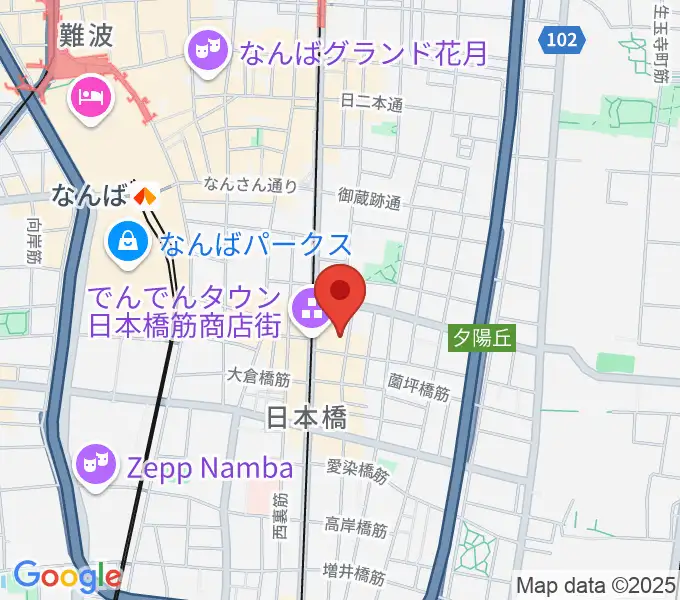 インディペンデントシアター2ndの地図