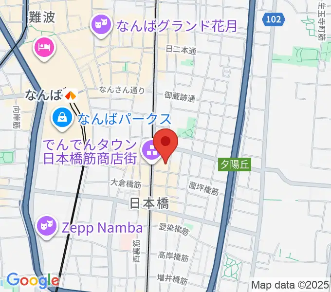 インディペンデントシアター2ndの地図