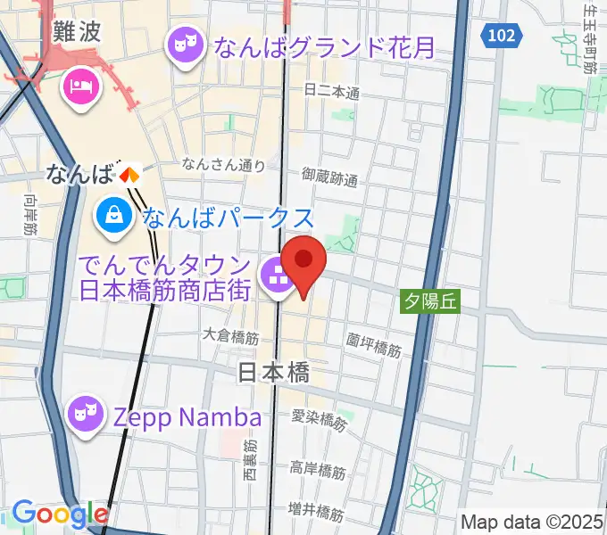 インディペンデントシアター2ndの地図