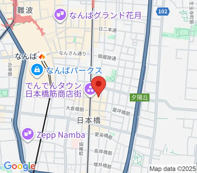 インディペンデントシアター2ndの地図