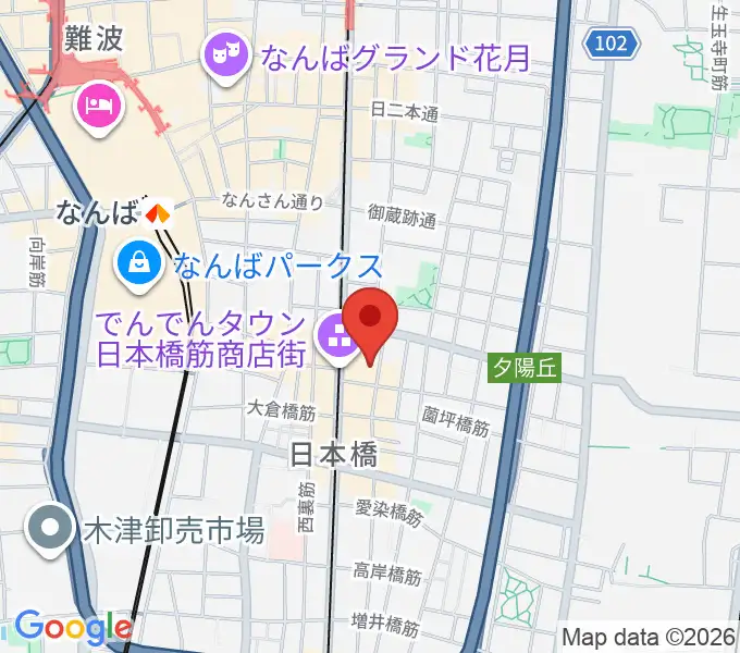 インディペンデントシアター2ndの地図