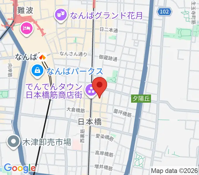 インディペンデントシアター2ndの地図