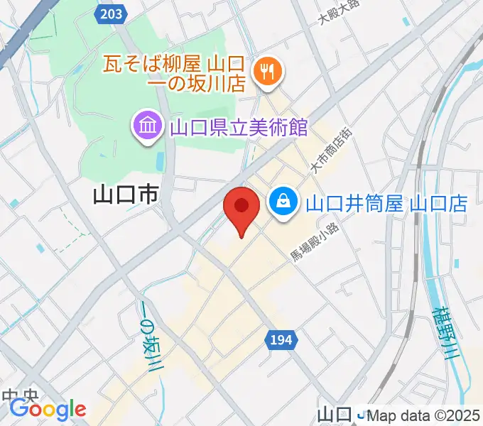 グランドミック三好屋楽器の地図