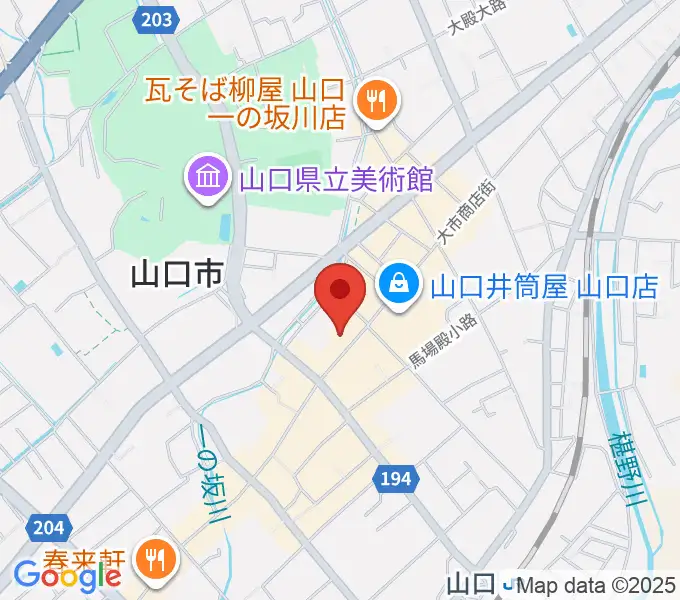 グランドミック三好屋楽器の地図