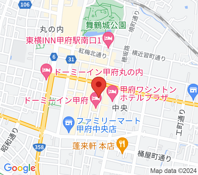 甲府桜座の場所