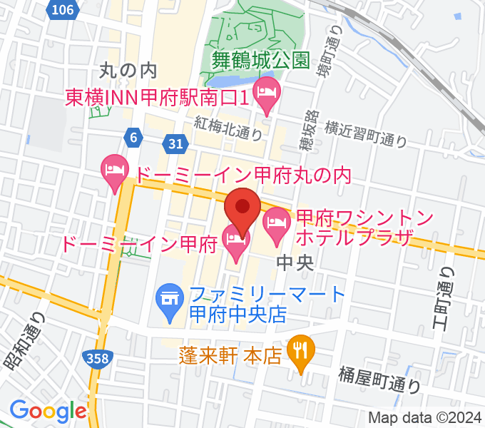 甲府桜座の場所