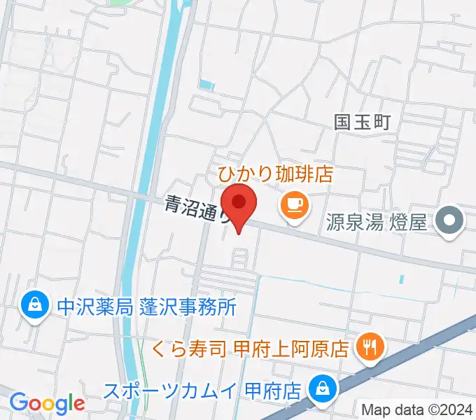 カフェパストリアスの地図