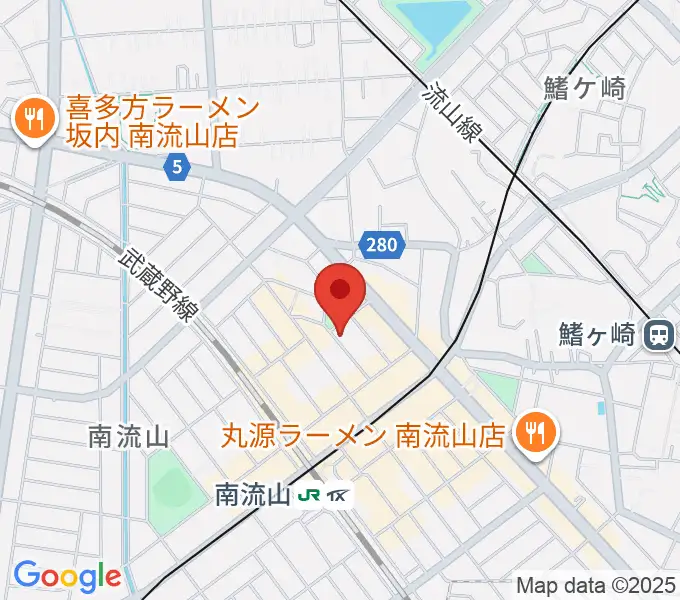 みみミュージックの地図