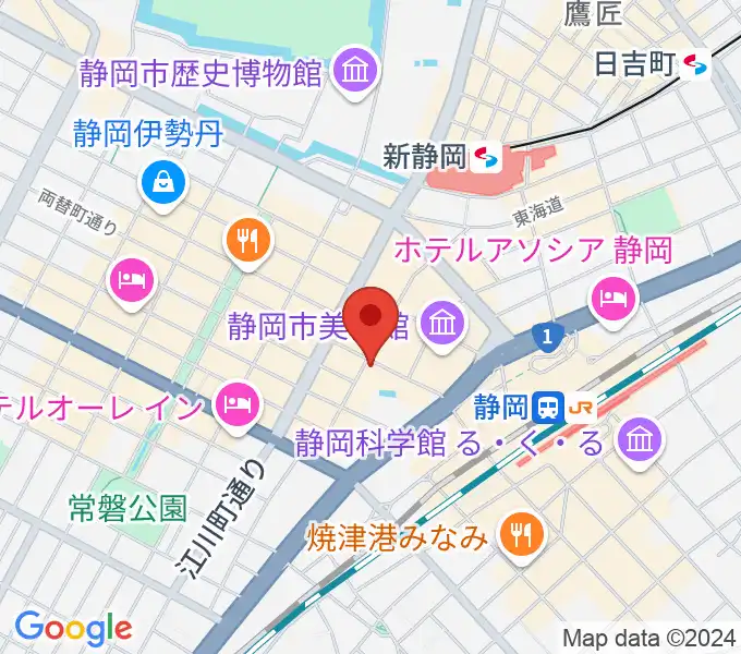 静岡LIFE TIME（ライフタイム）の地図