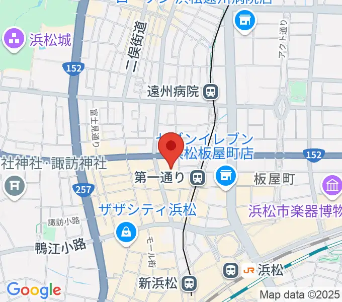 浜松ハァーミットドルフィンの地図