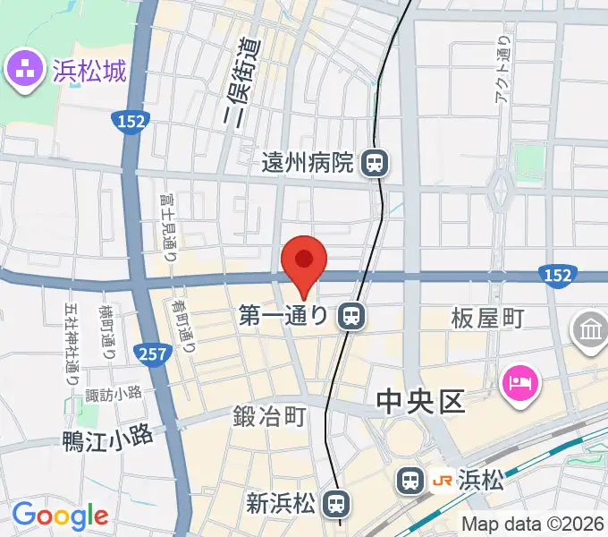 浜松ハァーミットドルフィンの地図