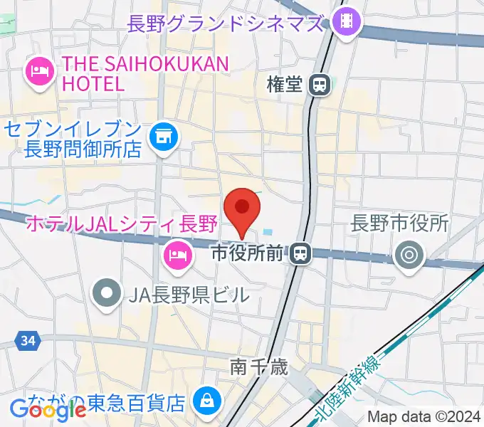 バックドロップの地図