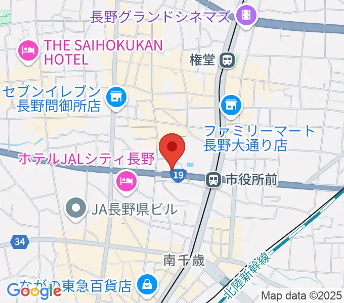 バックドロップの地図