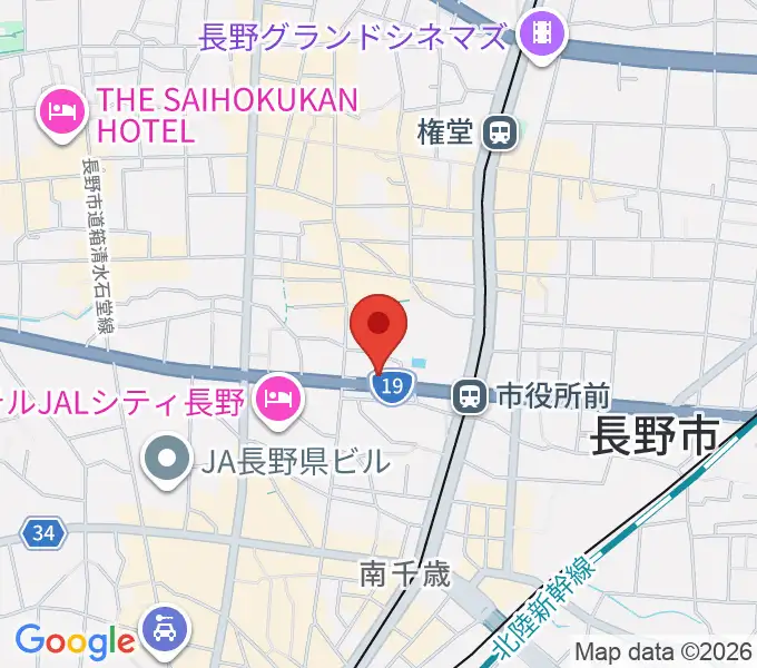 バックドロップの地図