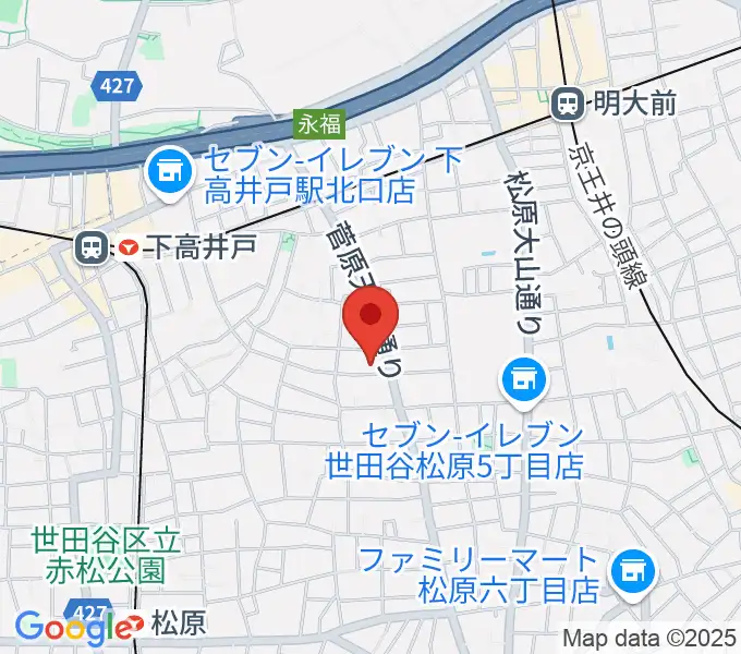 宇宙舘の地図