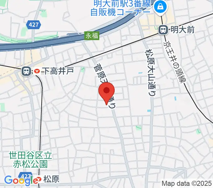 宇宙舘の地図