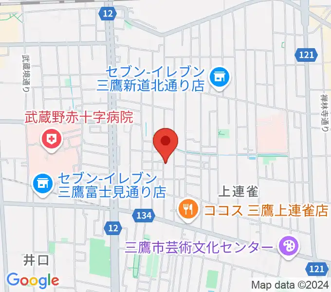 こばやし音楽教室の地図