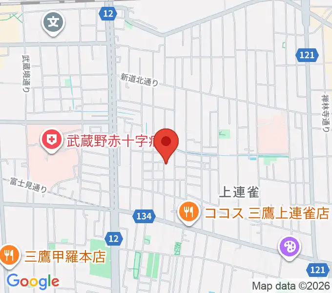 こばやし音楽教室の地図
