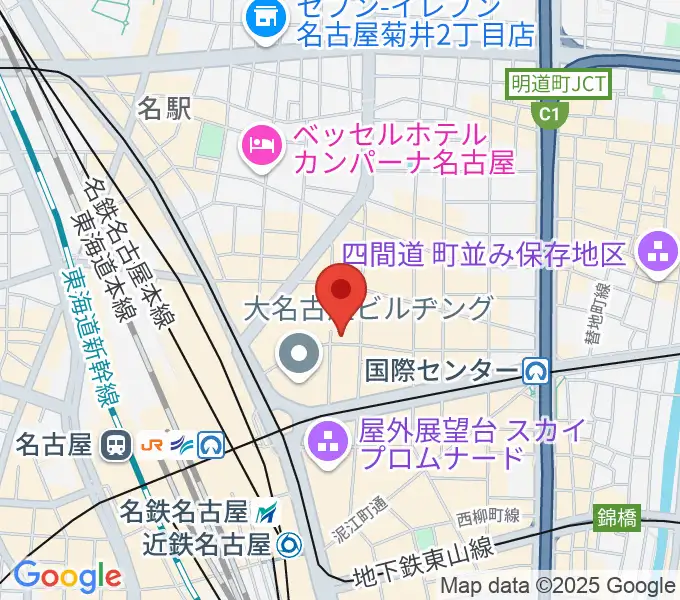 名古屋BASSLINEの地図