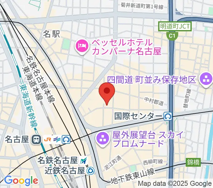 名古屋BASSLINEの地図