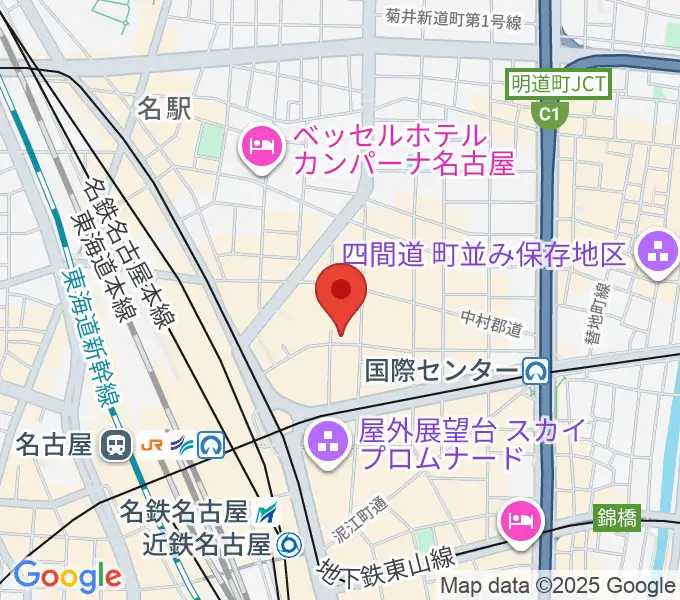 名古屋BASSLINEの地図