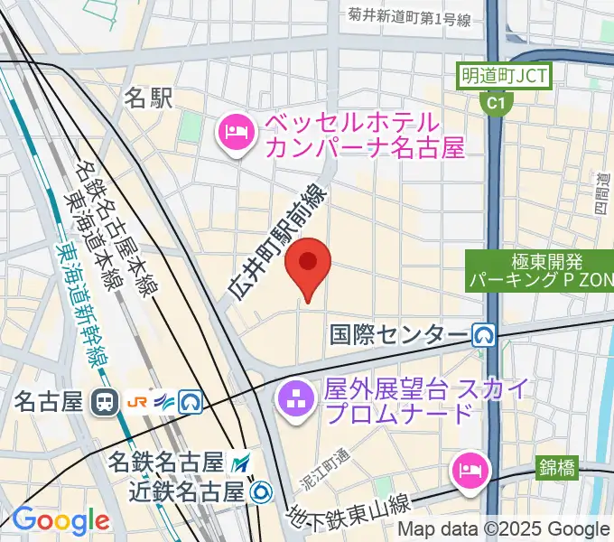 名古屋BASSLINEの地図