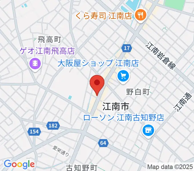 江南TOMの地図