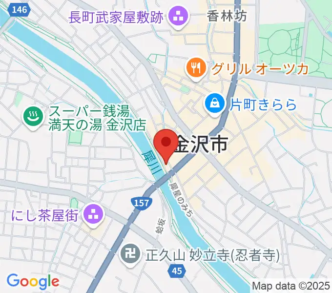 金沢リバーサイドの地図