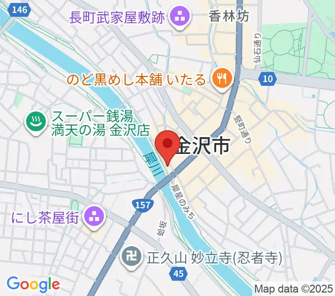 金沢リバーサイドの地図