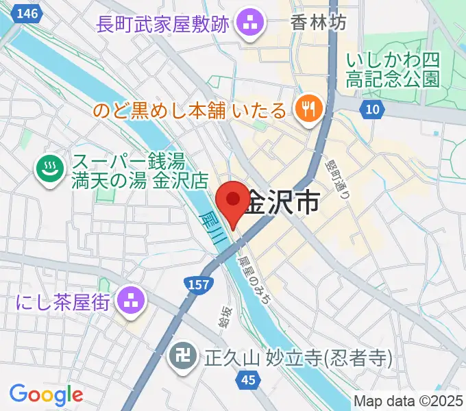 金沢リバーサイドの地図