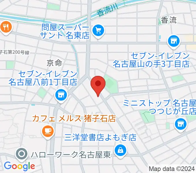 うりんこ劇場の地図