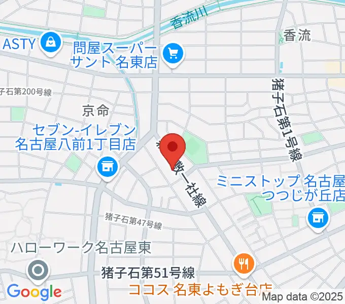 うりんこ劇場の地図