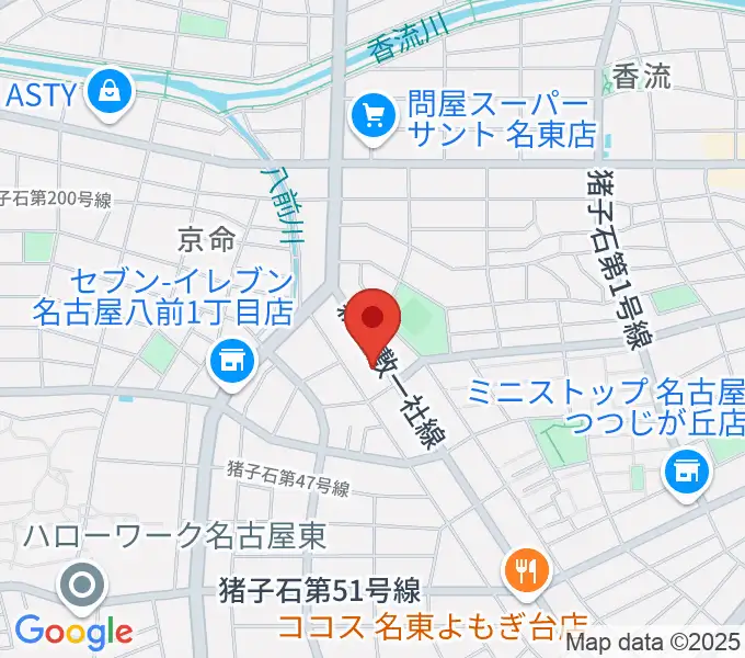 うりんこ劇場の地図