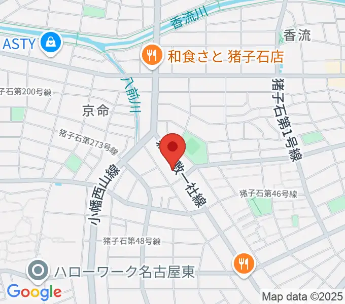 うりんこ劇場の地図