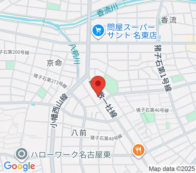 うりんこ劇場の地図