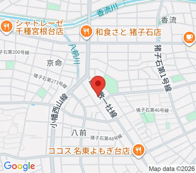 うりんこ劇場の地図