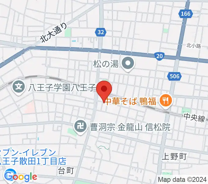 あさおか音楽教室の地図