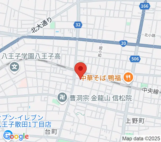 あさおか音楽教室の地図