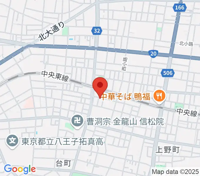 あさおか音楽教室の地図