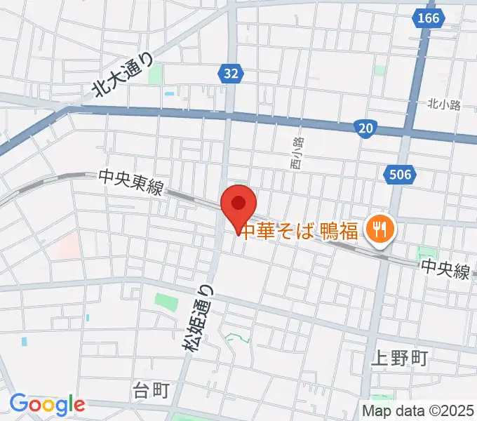 あさおか音楽教室の地図